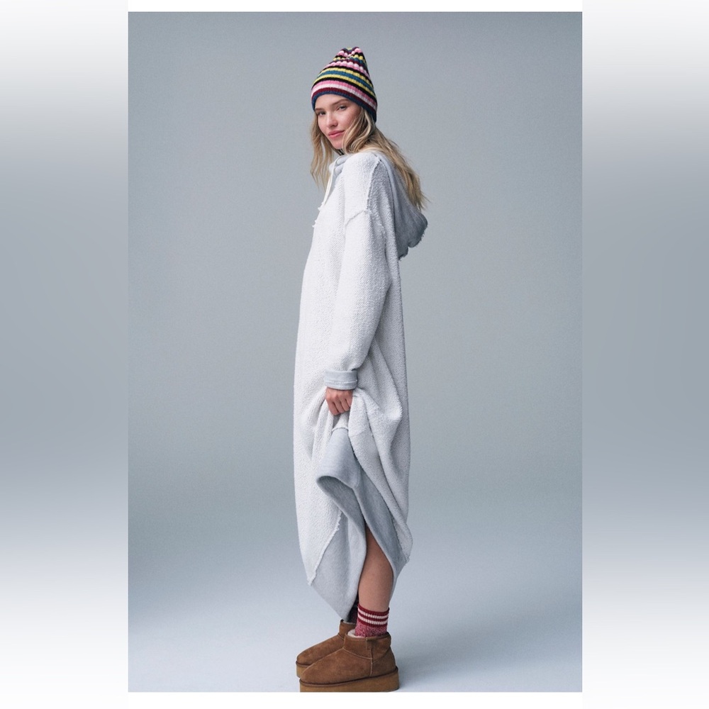 Free People FP Beach Aja Pullover Midi Dress